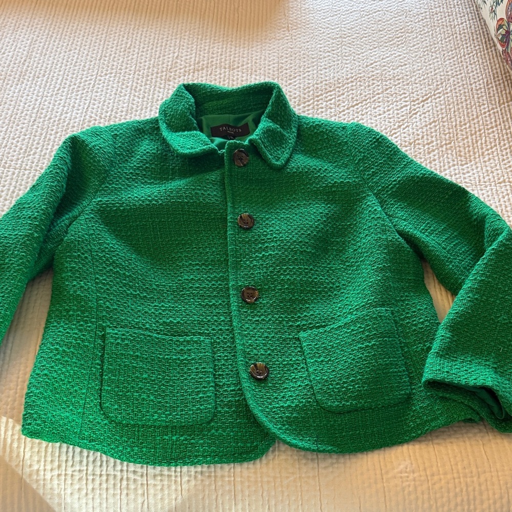 Talbots Vibrant Green women’s jacket